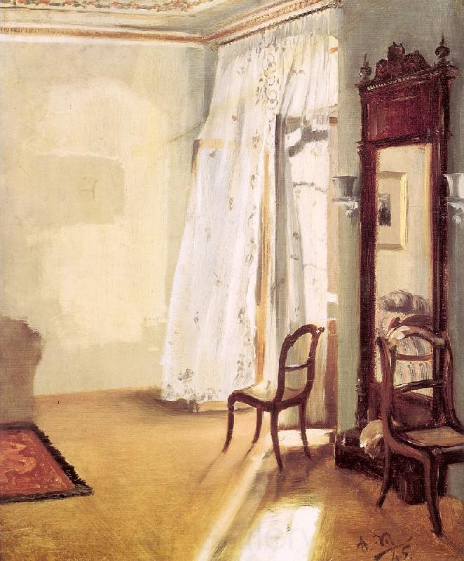 Adolph von Menzel The French Window Spain oil painting art